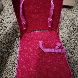 The American Girl 18" Doll Pink Travel seat